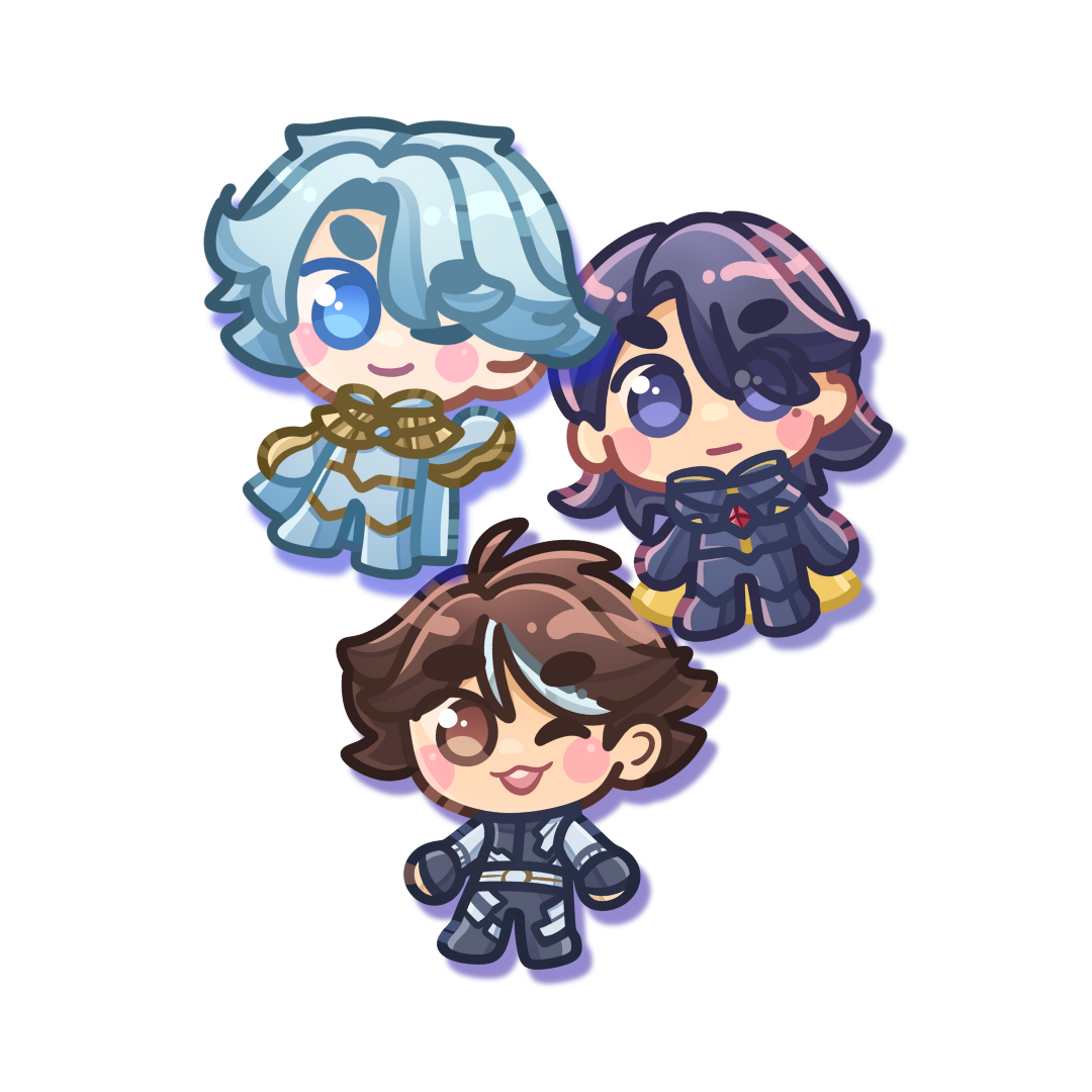 Illustration of the little guys of To Be Hero X